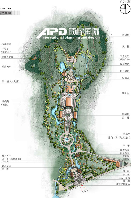 九华山龙泉圣境景区佛国陵园修建性详细规划
