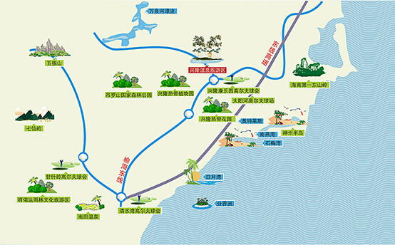 海南省万宁市兴隆国际温泉旅游度假区总体规划图片
